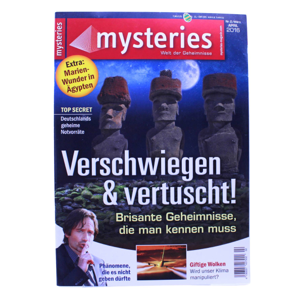 Welt der Geheimnisse 2/2016 – Verschwiegen & vertuscht